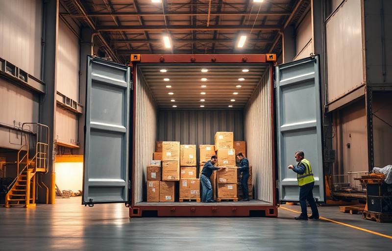 Manufacturing Container Loading Shipping Factory | E-Commerce Fulfillment & Logistics
